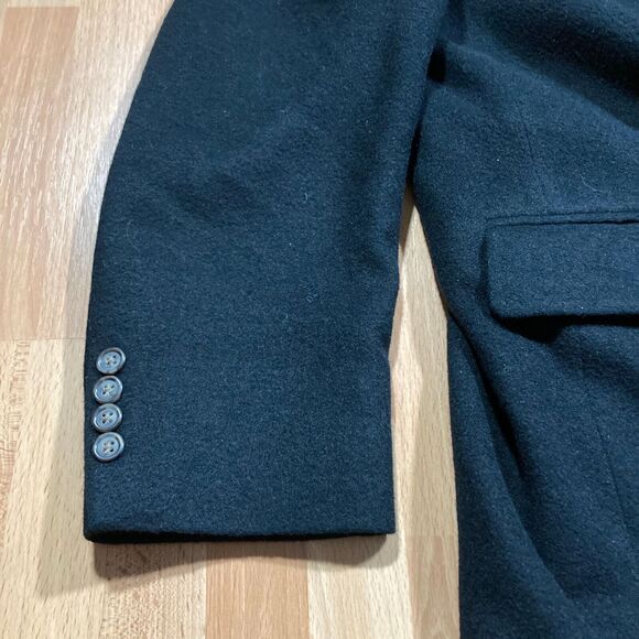 JOS. A. Bank • Black Camel Hair Suit Coat (Men's Sz 44PS) EUC Jacket - Picture 6 of 7